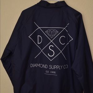 beautiful diamond supply wind breaker/rain coat